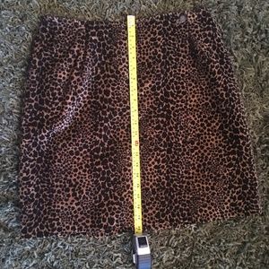 Liz Claiborne Animal Print Wrap Skirt Size 12